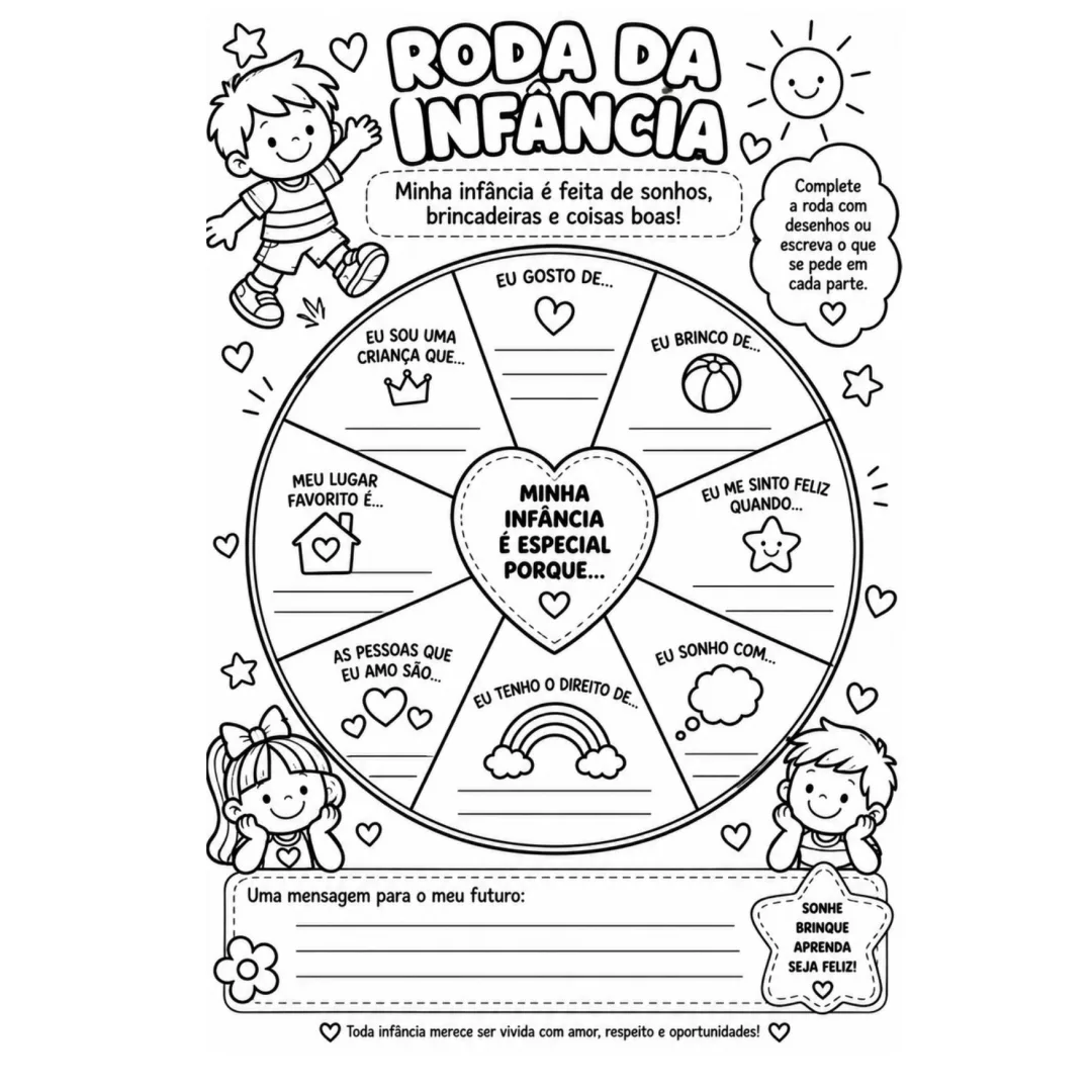 Kit Infância e Direitos: Dia das Crianças (5-8 Anos) em PDF