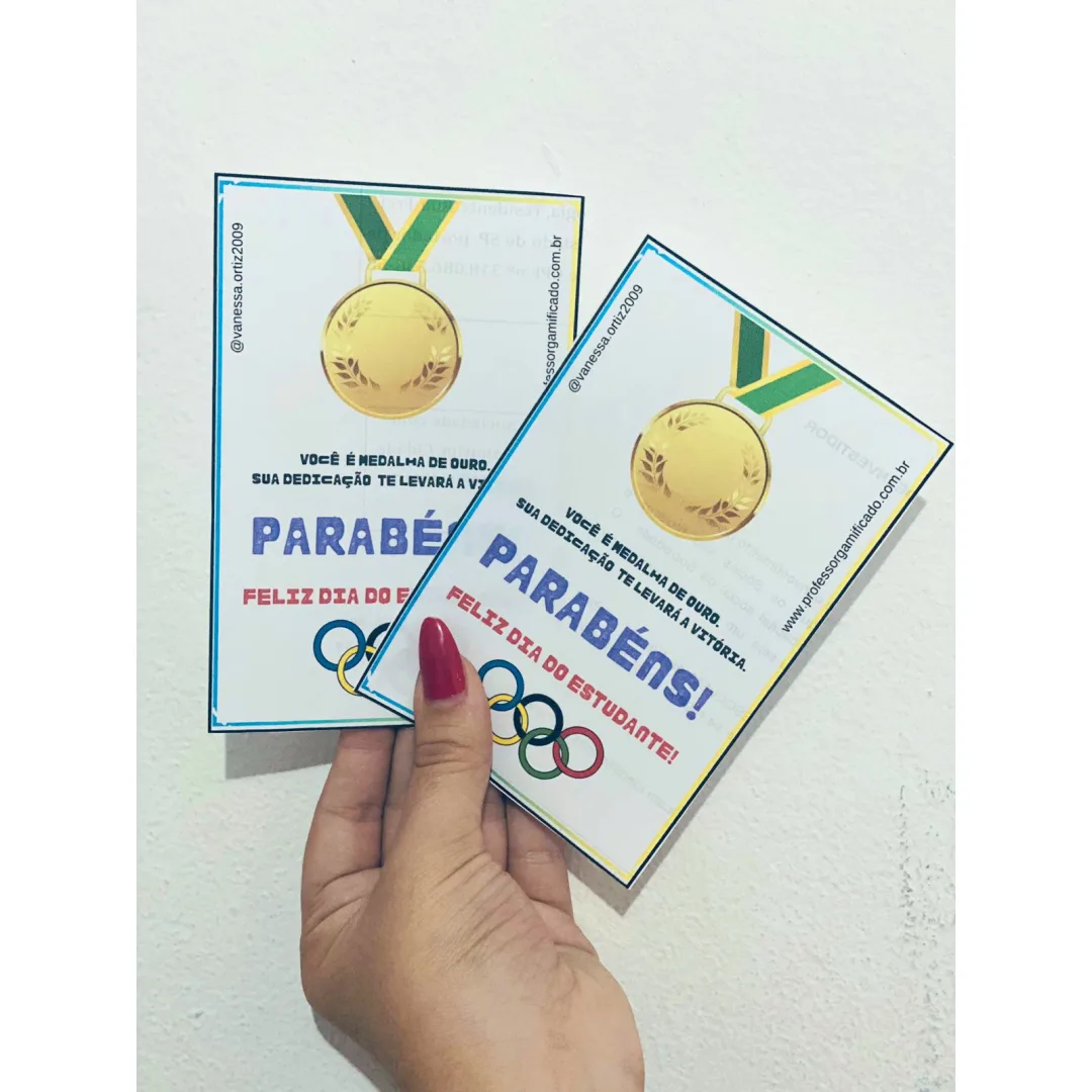 DIA DO ESTUDANTE - LEMBRANCINHA