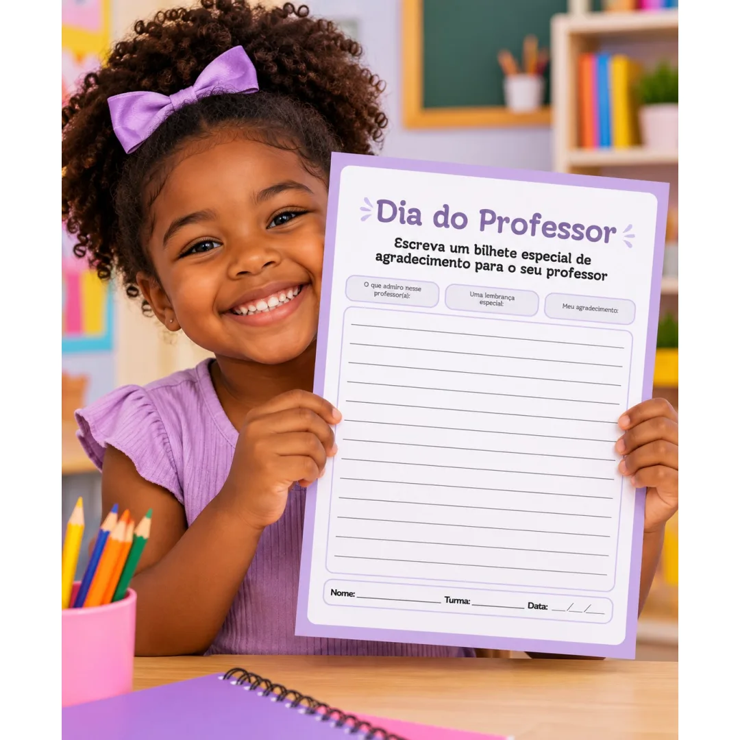 Dia do Professor – Atividade de Homenagem e Agradecimento
