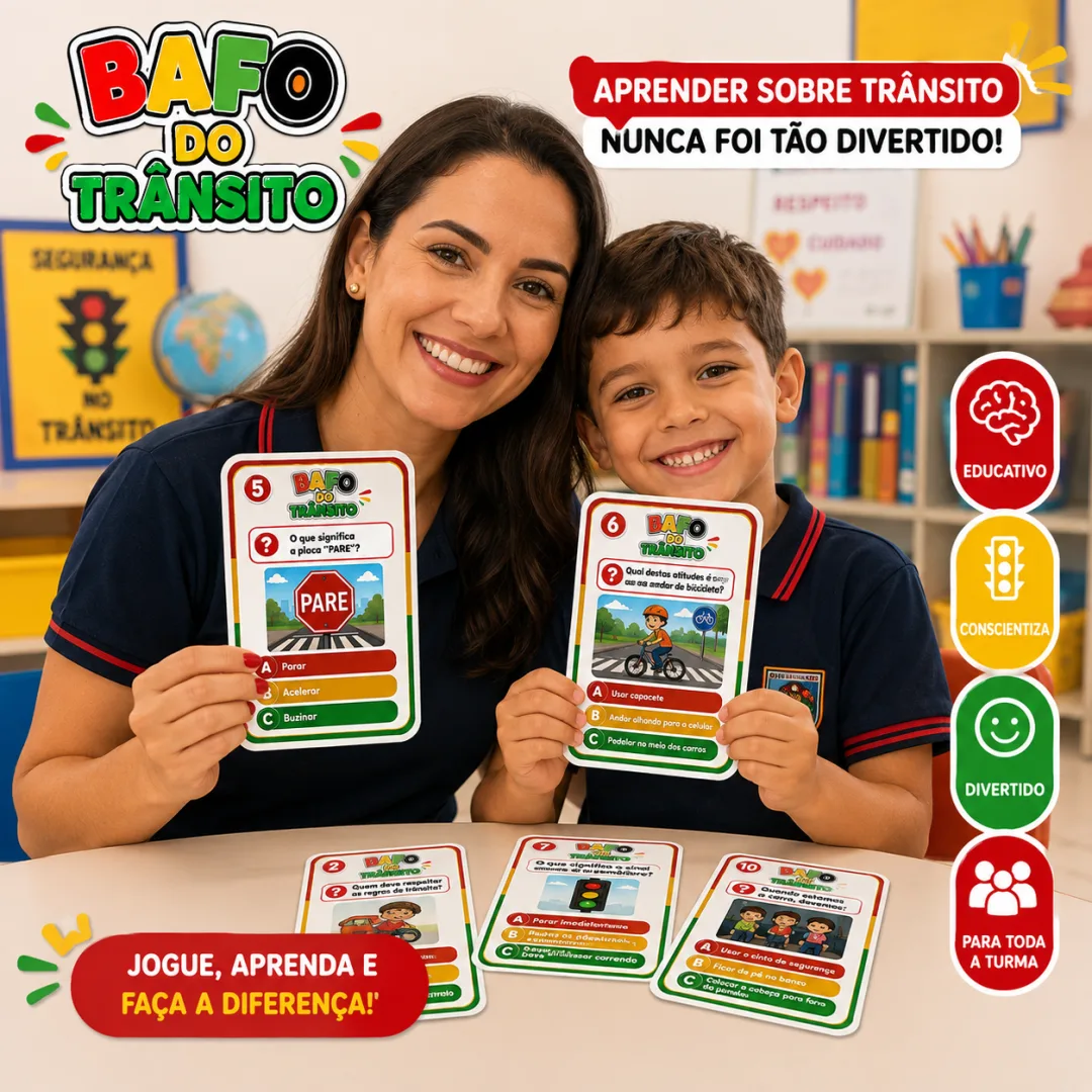 Dia do Trânsito Jogo de Cards Educação Infantil PDF