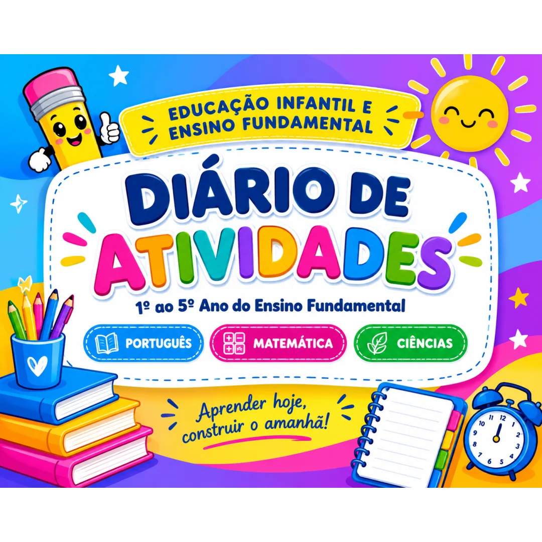 DIÁRIO DE ATIVIDADES 1º ao 5º Ano do Ensino Fundamental