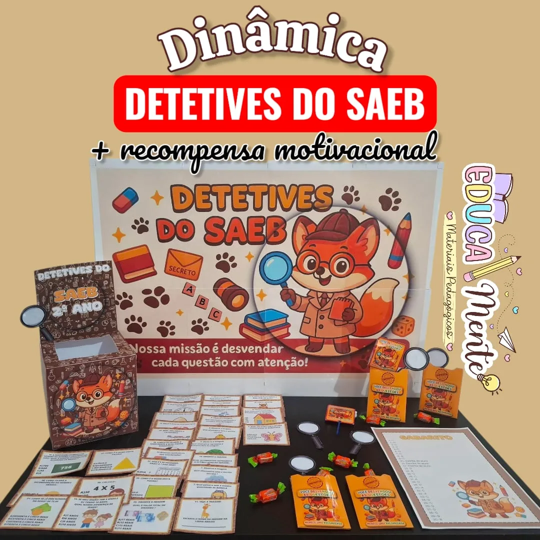 🕵️‍♂️ DINÂMICA DETETIVES DO SAEB 2° ANO 🕵️‍♂️