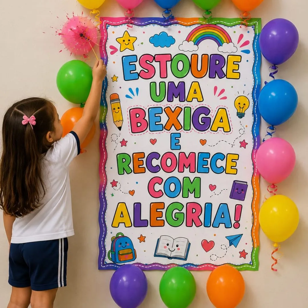 DINÂMICA VOLTA ÀS AULAS: ESTOURE UMA BEXIGA E RECOMECE COM ALEGRIA