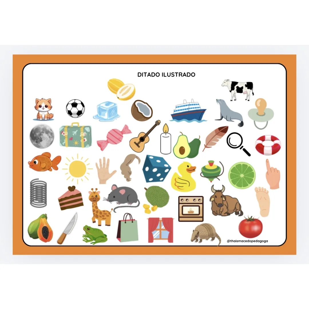 Ditado Ilustrado - Educação Infantil - PDF