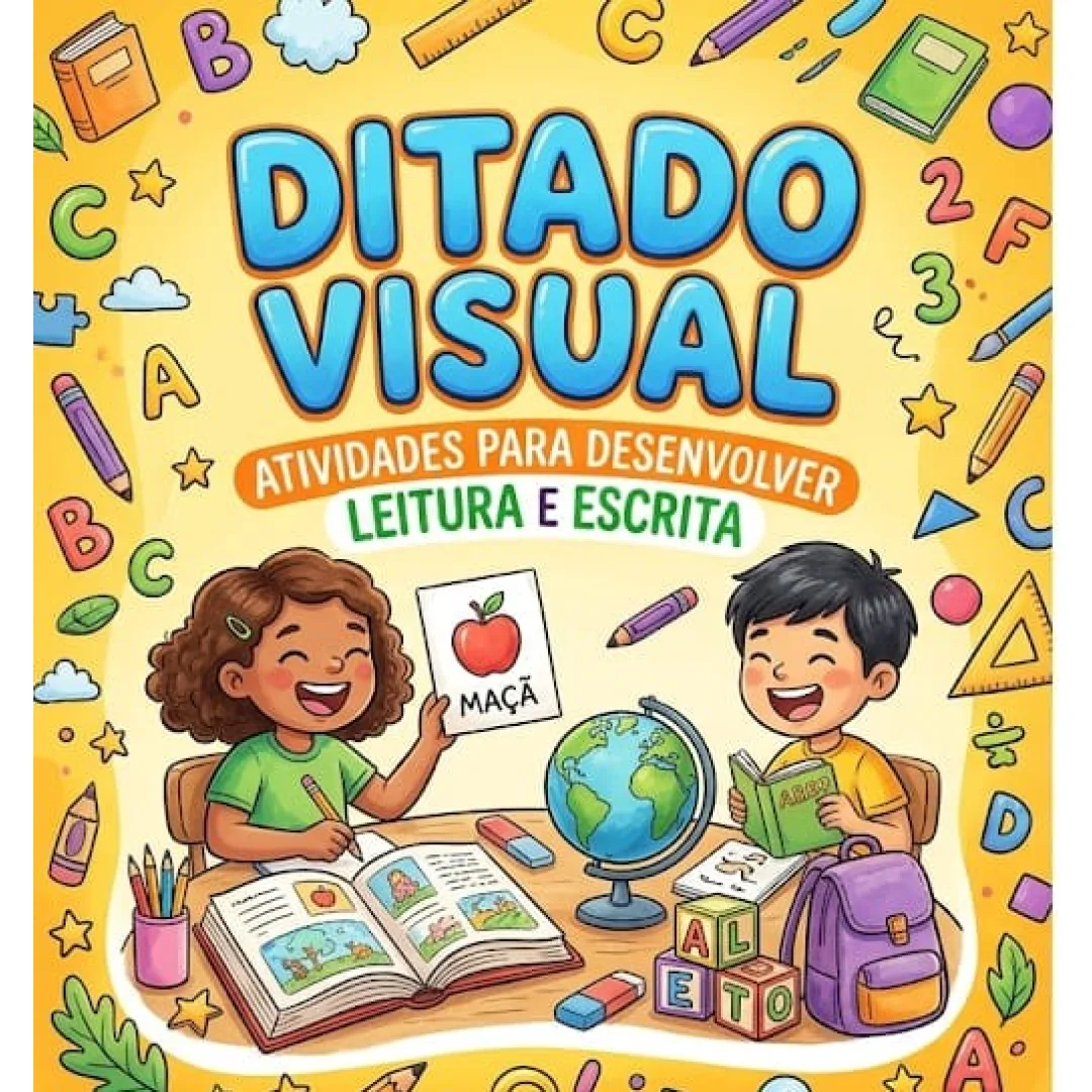 Ditados Visuais | Atividade de Alfabetização – Escreva o Nome das Figuras