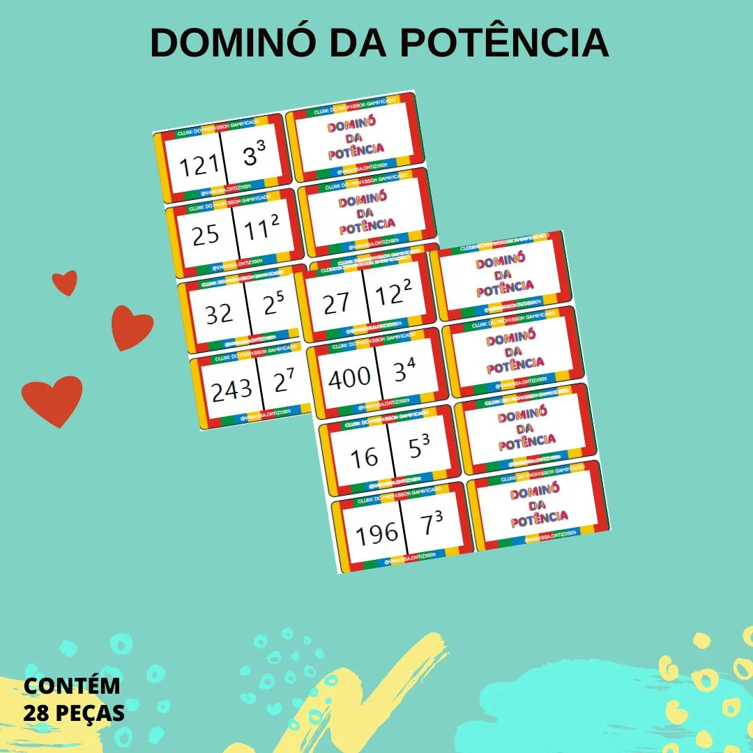 DOMINÓ DA POTÊNCIA