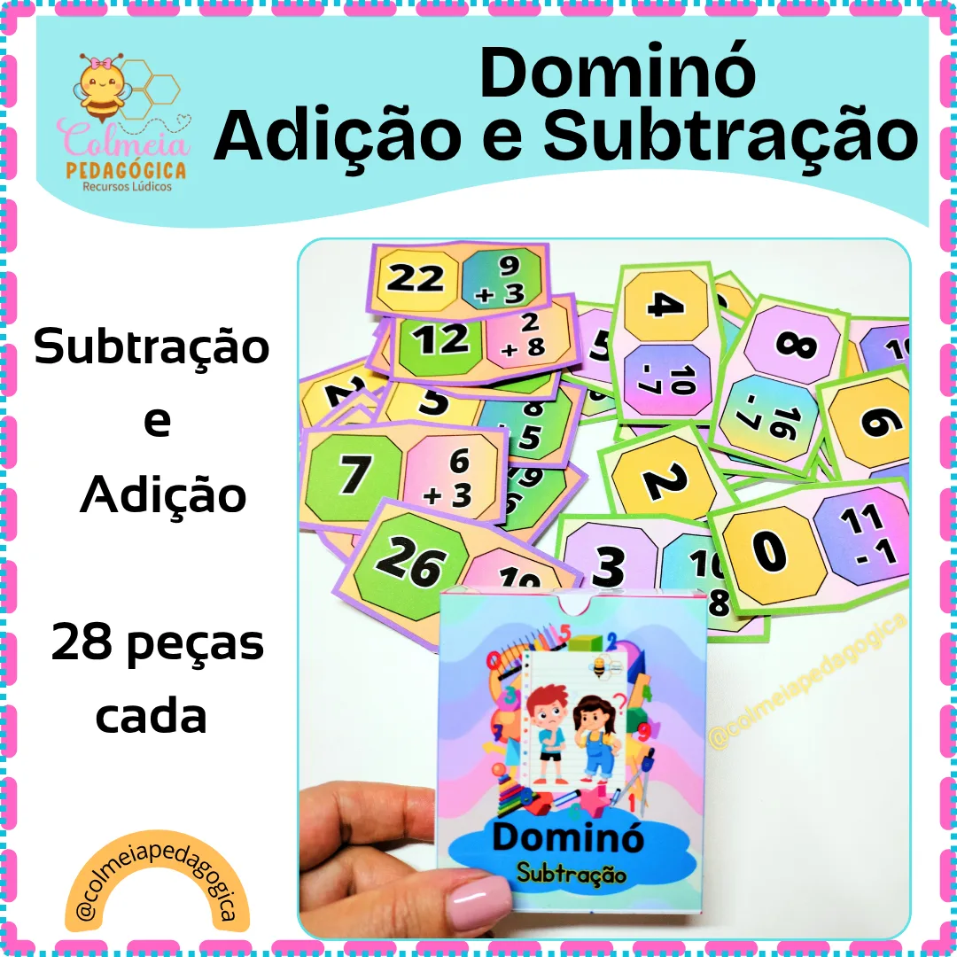 Dominó de Adição e Subtração