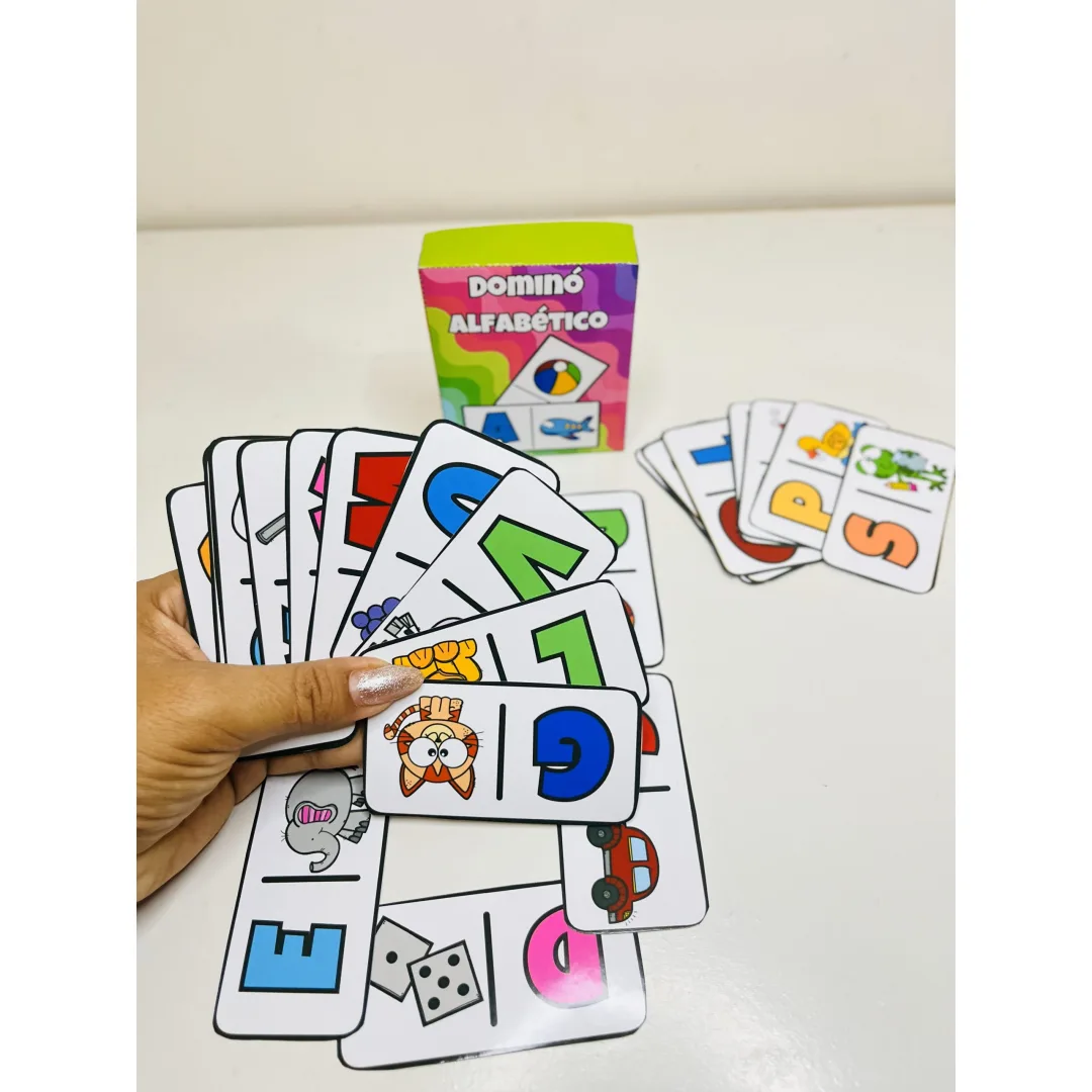 DOMINO DO ALFABETO  / DOMINÓ ALFABÉTICO