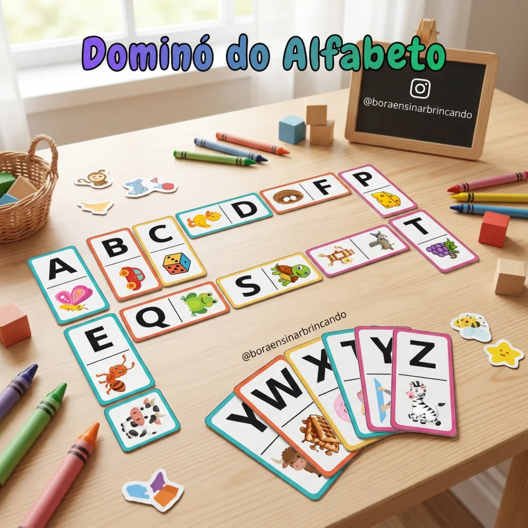 Dominó do Alfabeto - Educação Infantil - PDF