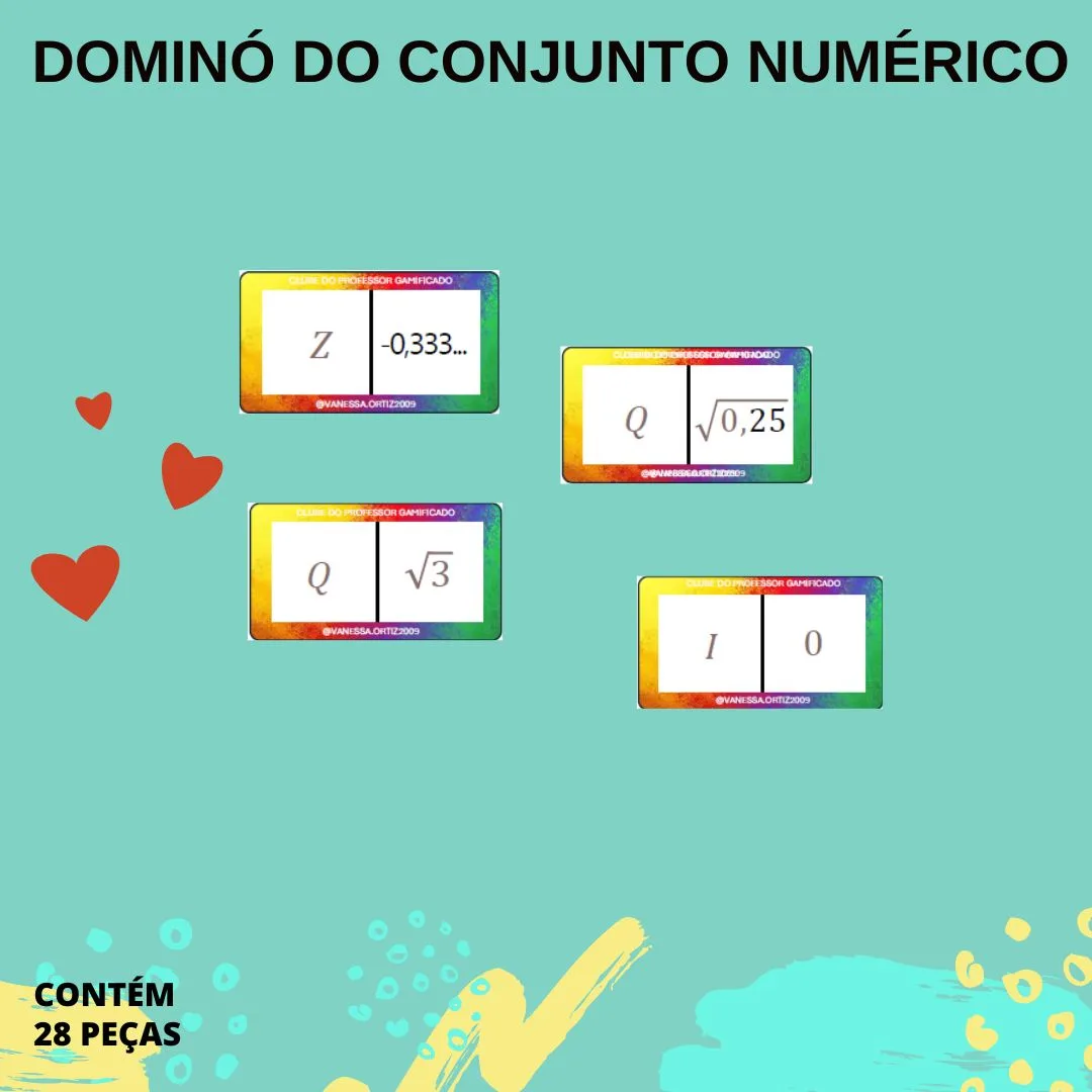 DOMINÓ DO CONJUNTO NUMÉRICO