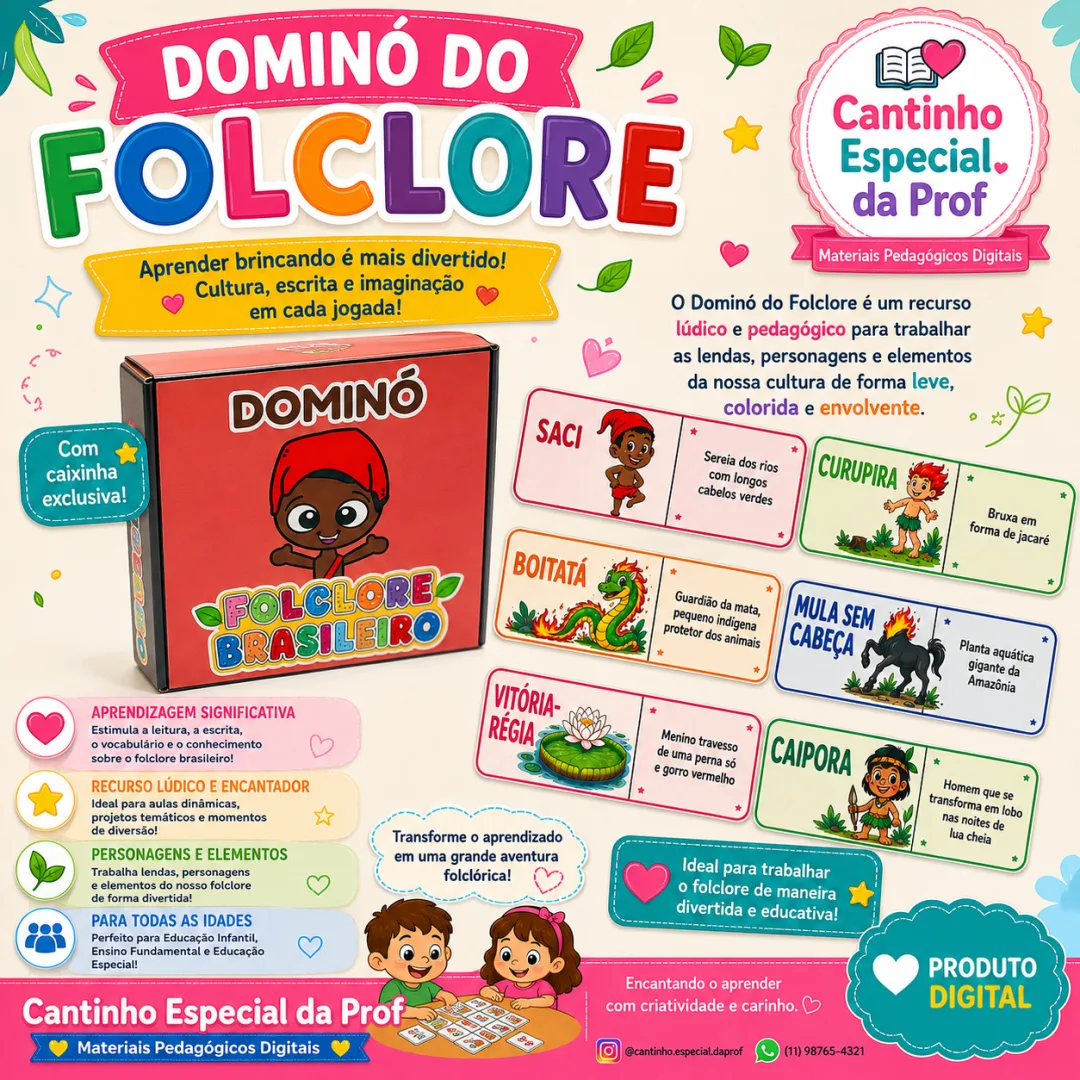 🌿✨ DOMINÓ DO FOLCLORE ✨🌿