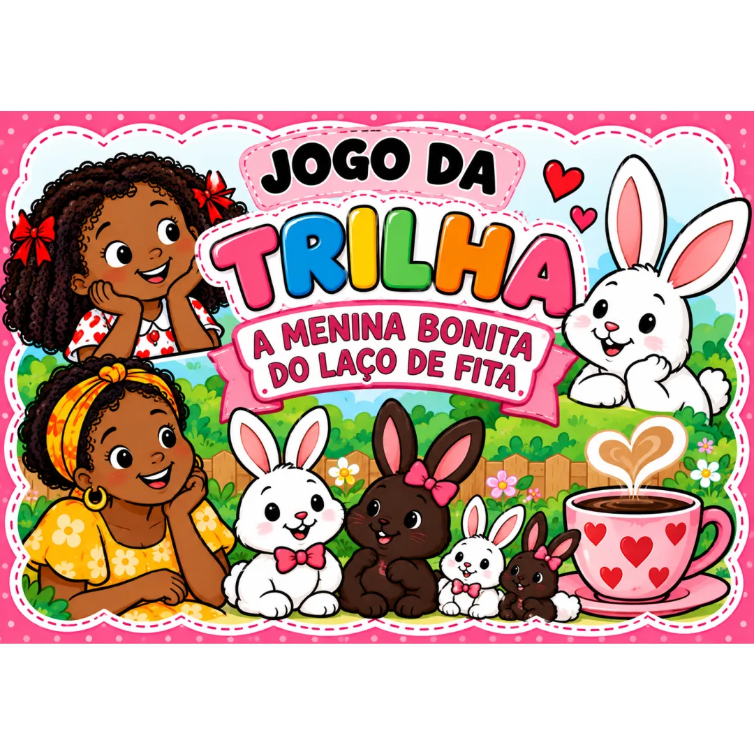 Menina Bonita do Laço de Fita - Jogo da Trilha - PDF Educação Infantil 