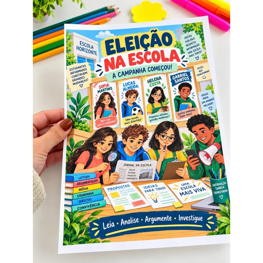 ELEIÇÃO NA ESCOLA - A CAMPANHA COMEÇOU