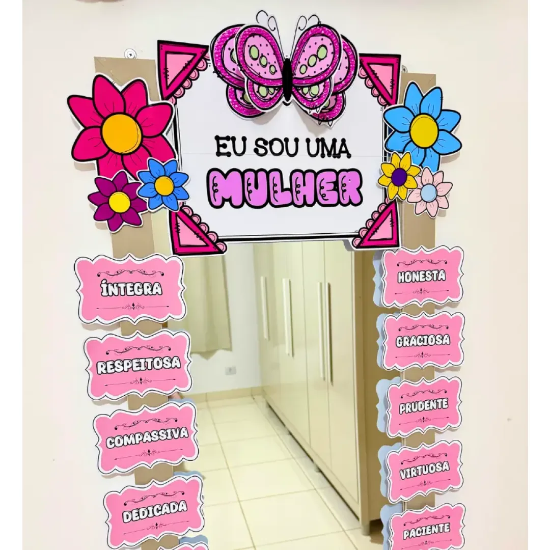 Espelho das Afirmações - Dia da Mulher