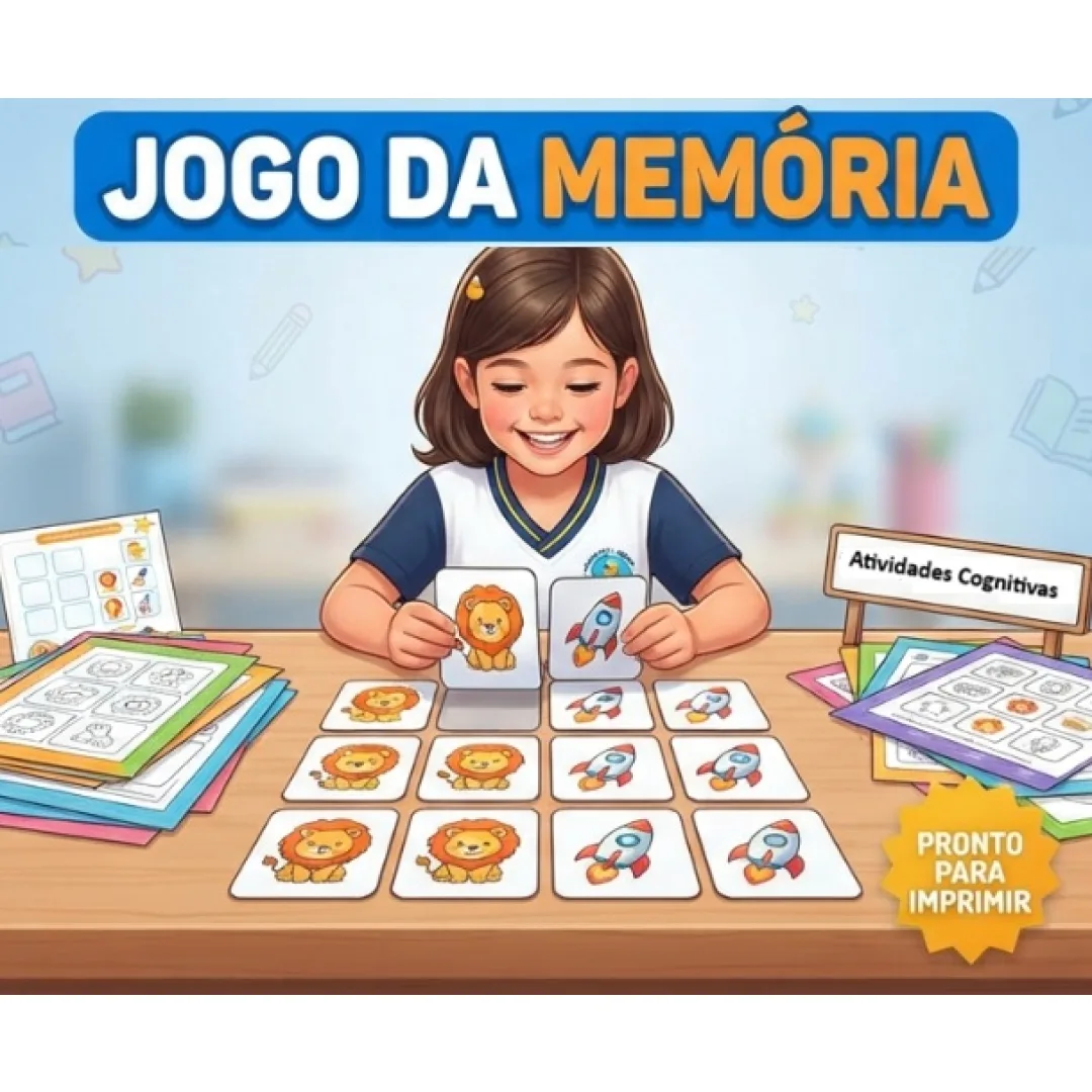 Estimule o Foco, a Memória e a Inteligência Emocional - Atividades Cognitivas - Educação Infantil - arquivo pdf