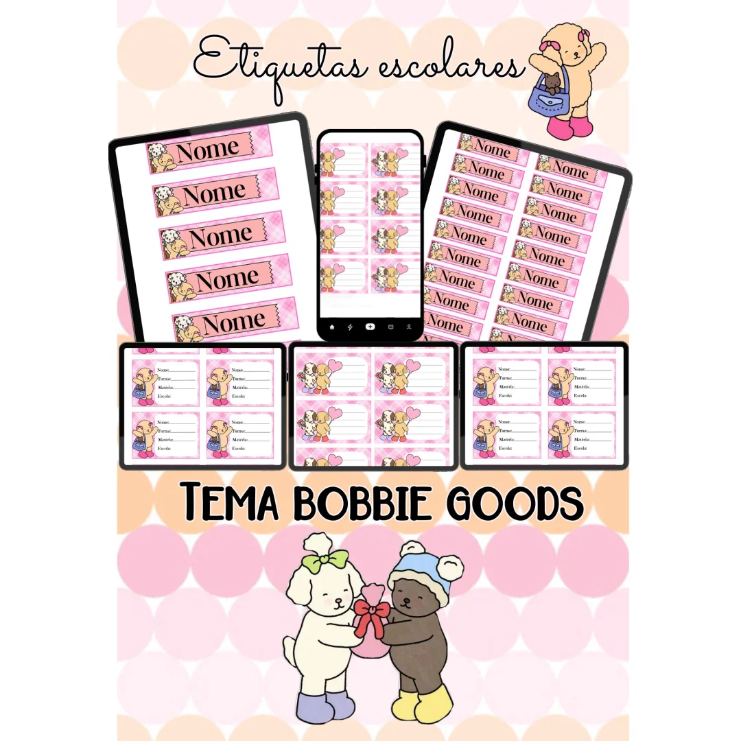 ETIQUETA ESCOLAR: BOBBIE GOODS