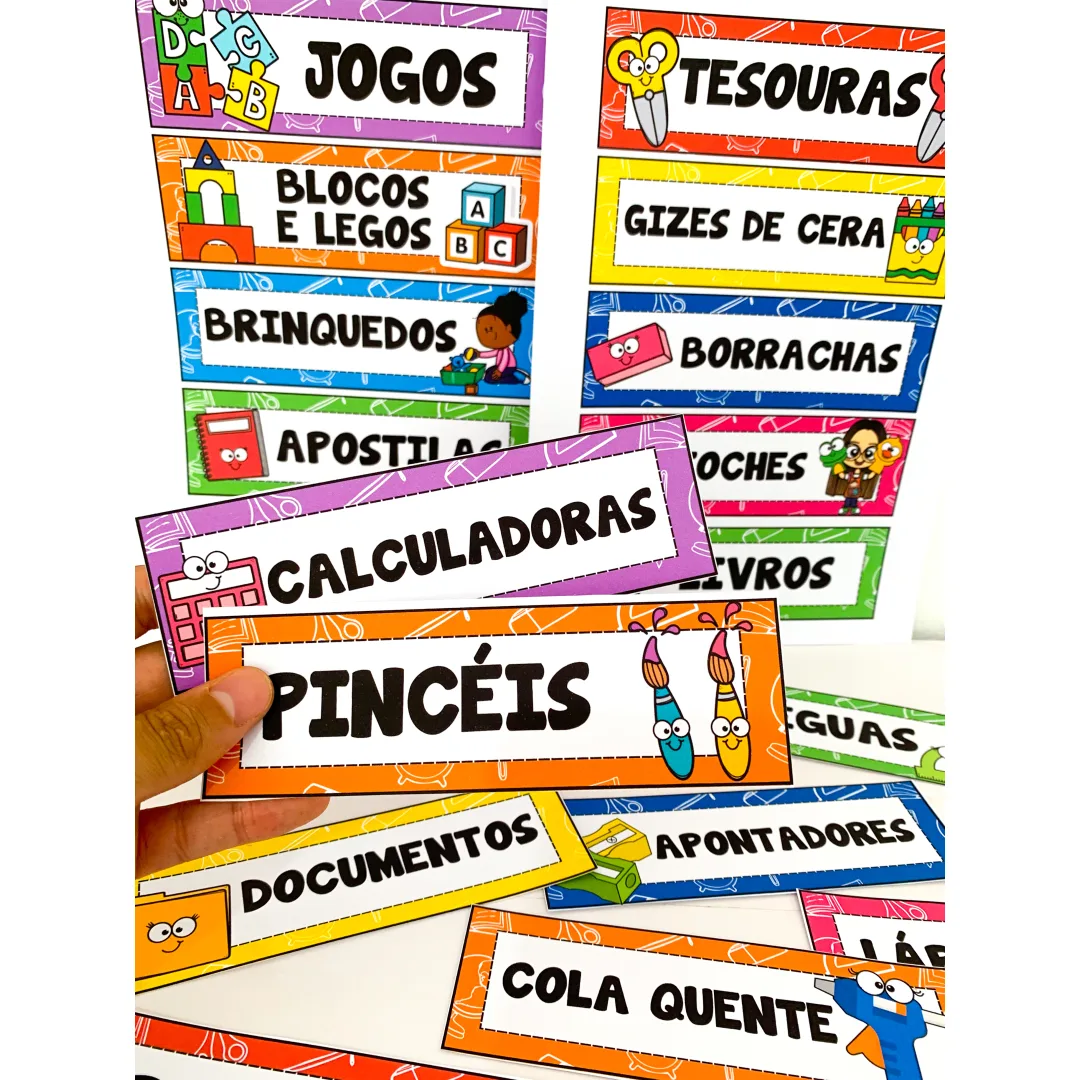 Etiquetas Pedagógicas Organizadoras