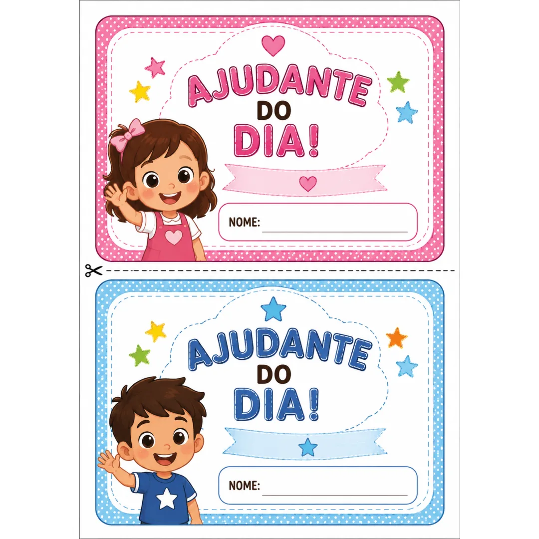 Ficha Ajudante do dia 
