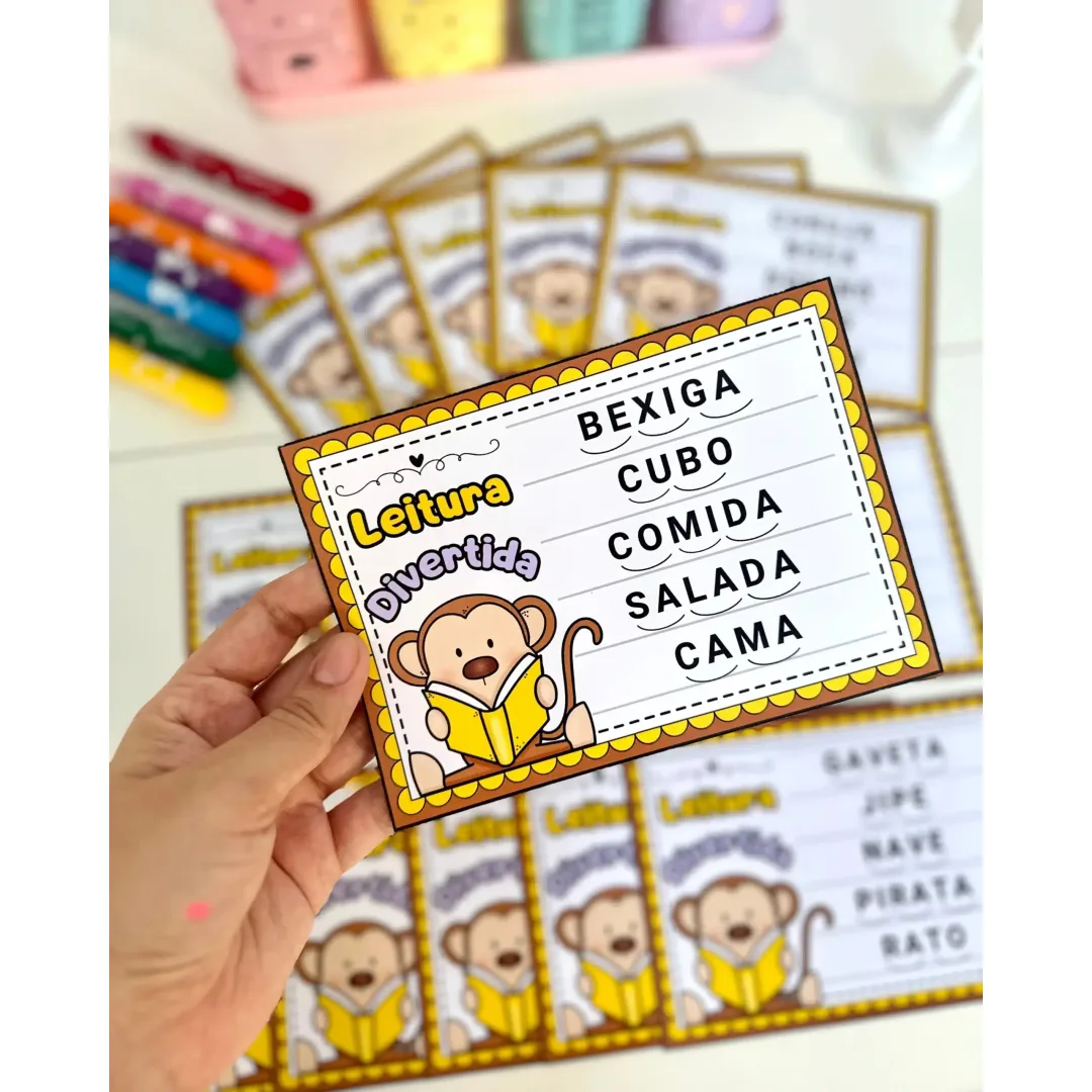 Fichas de Leitura Divertida para Crianças – Pronto para Impressão