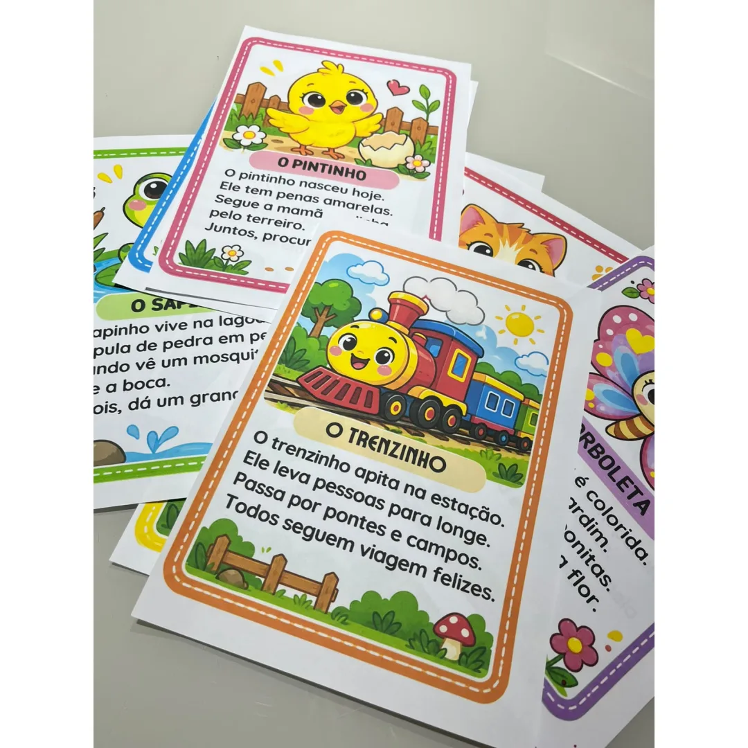 Fichas de Leitura — Mini Textos - Ensino Fundamental- PDF 