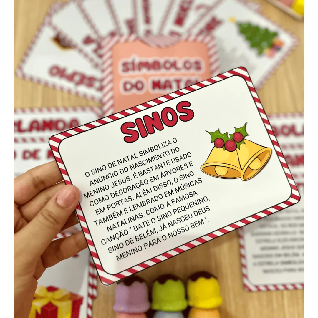 Fichas de Leitura - Símbolos do Natal