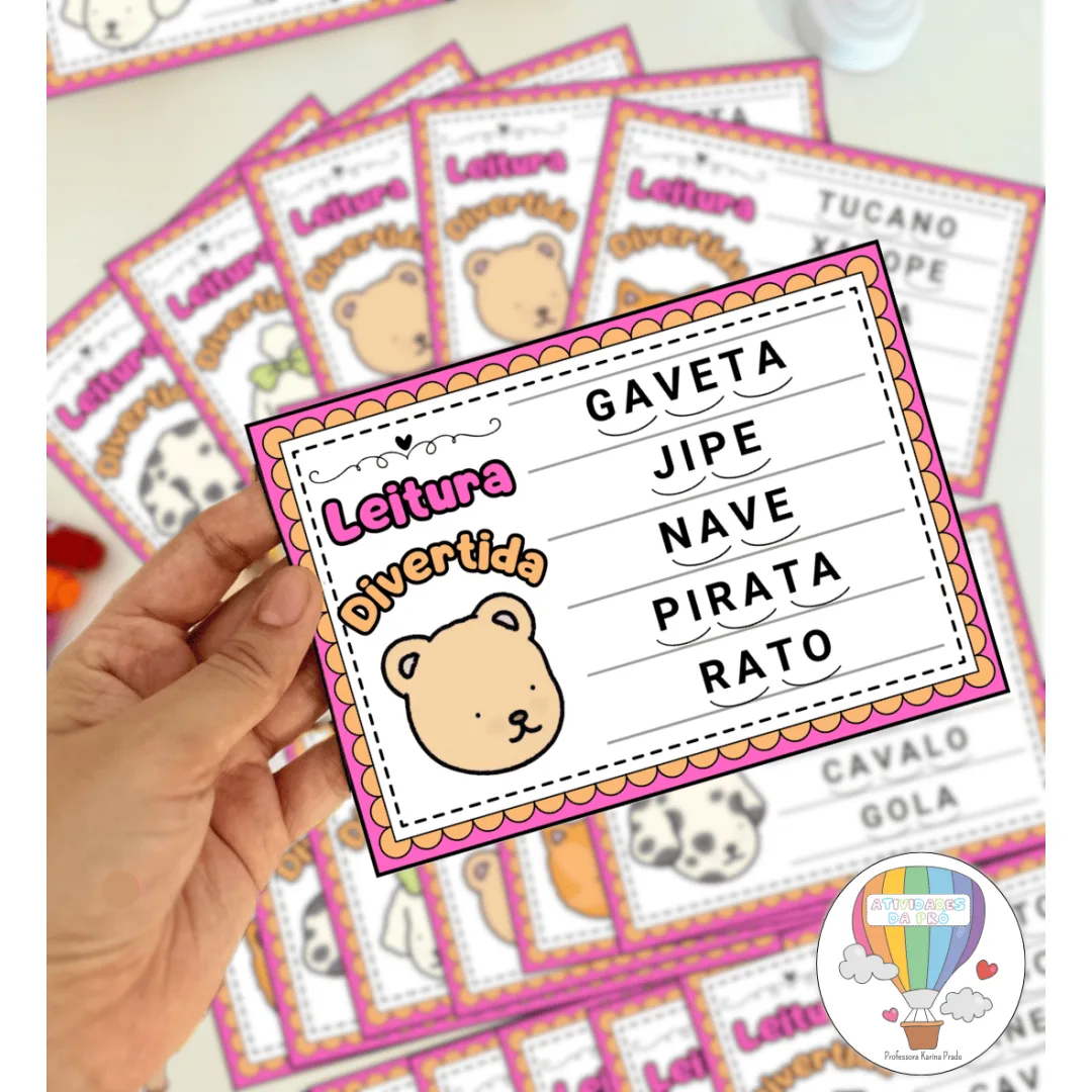 Fichas Leitura Divertida - Bobbie Goods