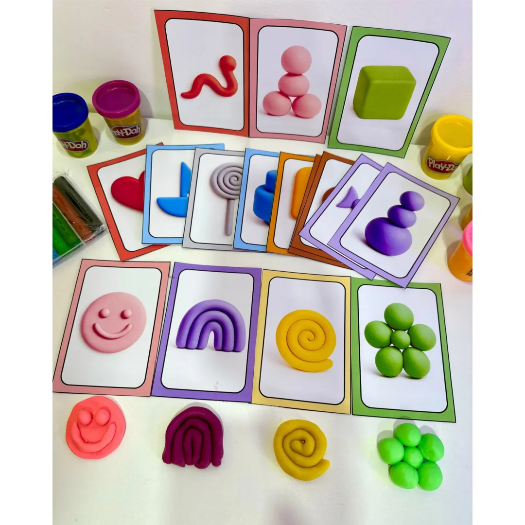 Fichas para Trabalhar com Massinha - Educação Infantil - PDF