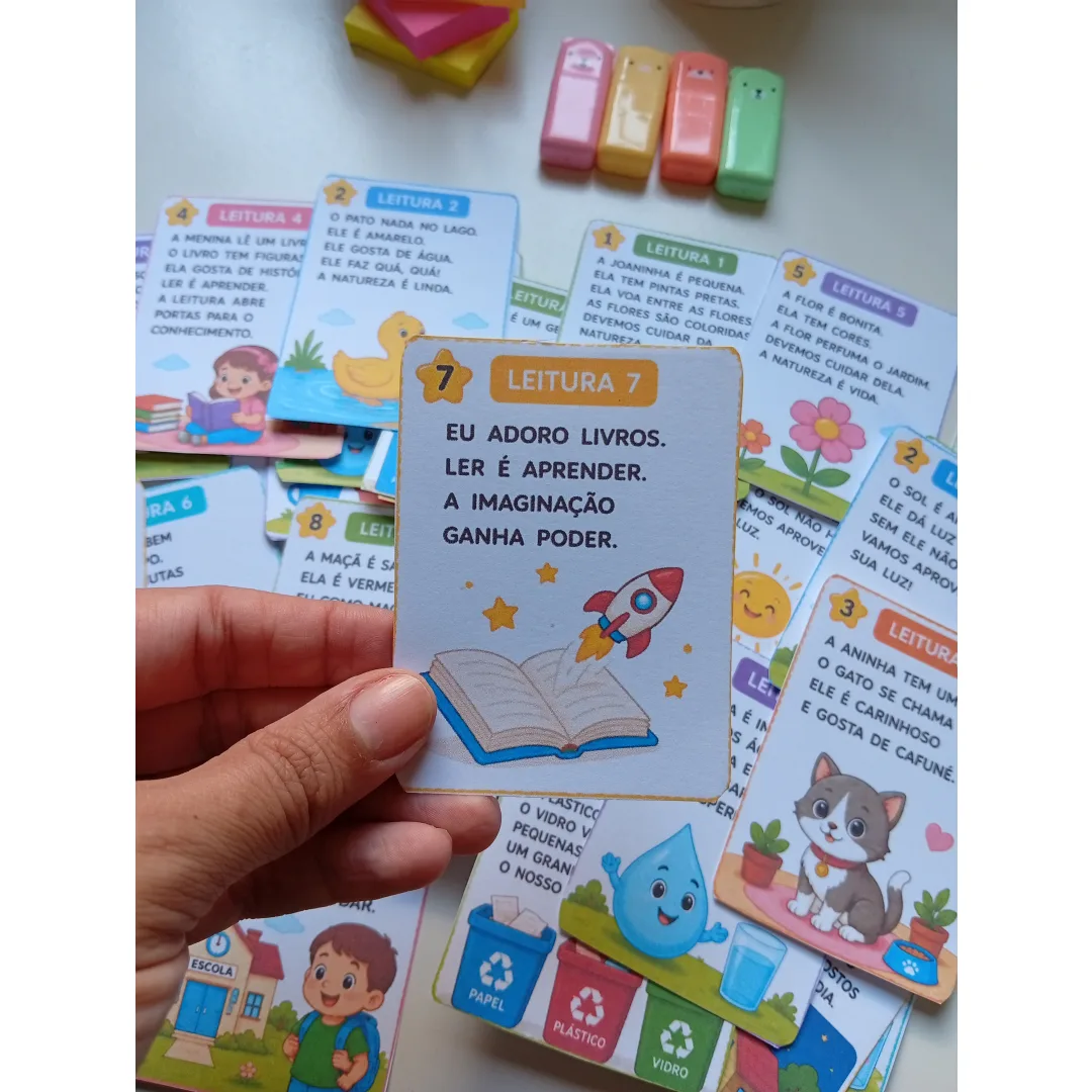  FLASHCARDS PARA LEITURA – IMPRENSA MAIÚSCULA