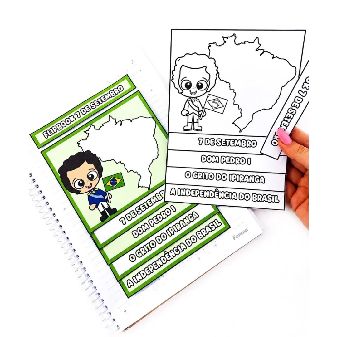 Flipbook 7 de Setembro para imprimir