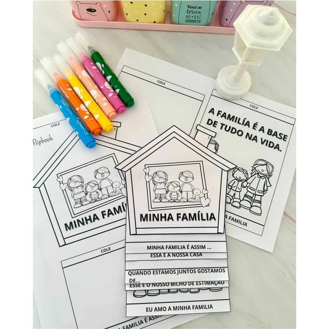 Flipbook Minha Família – Pronto para Impressão