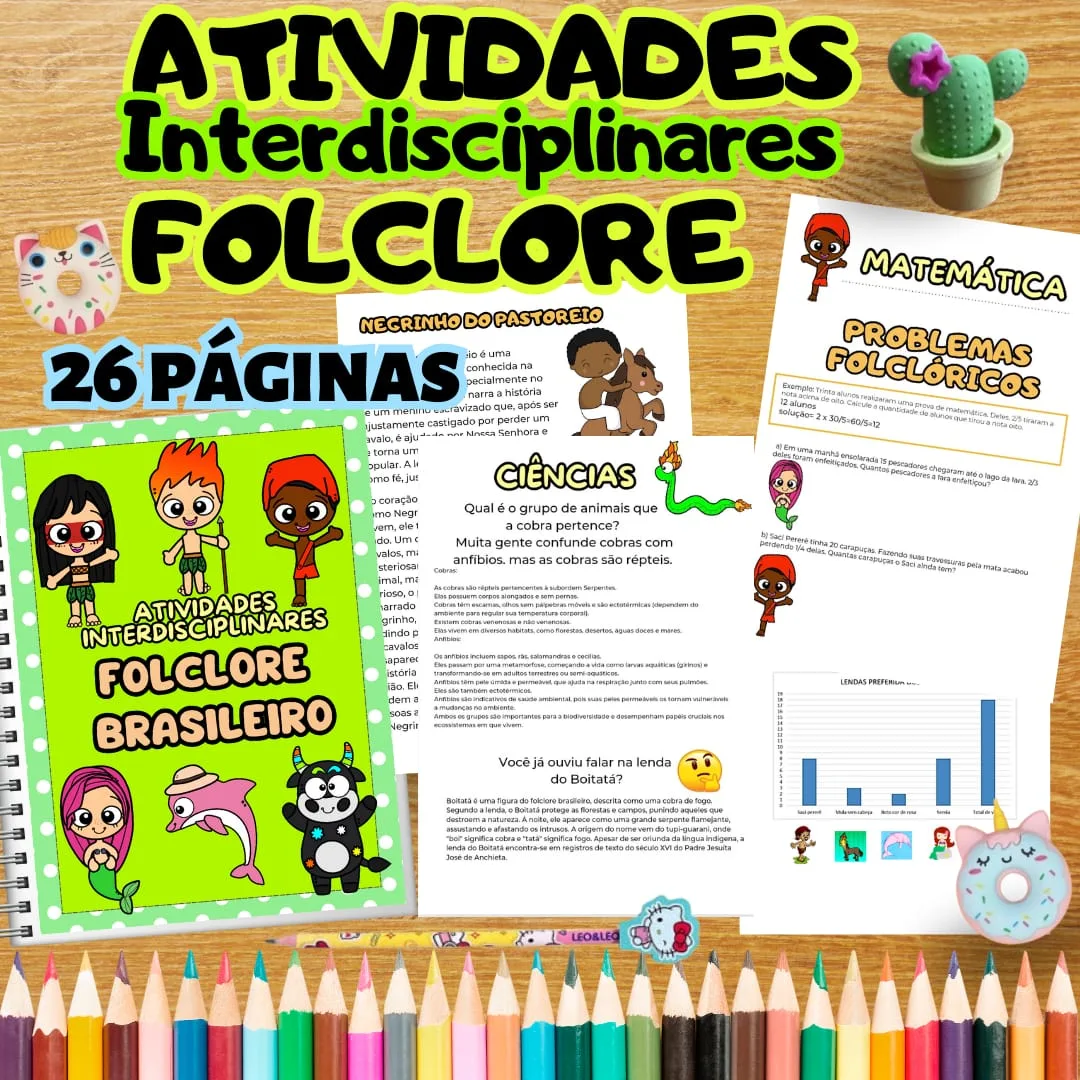 FOLCLORE: ATIVIDADES INTERDISCIPLINARES