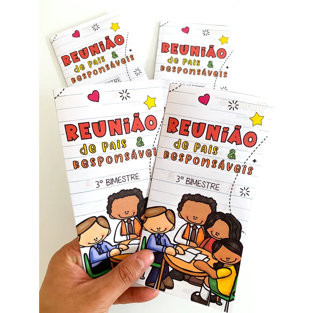 Folder Reunião de Pais Editável