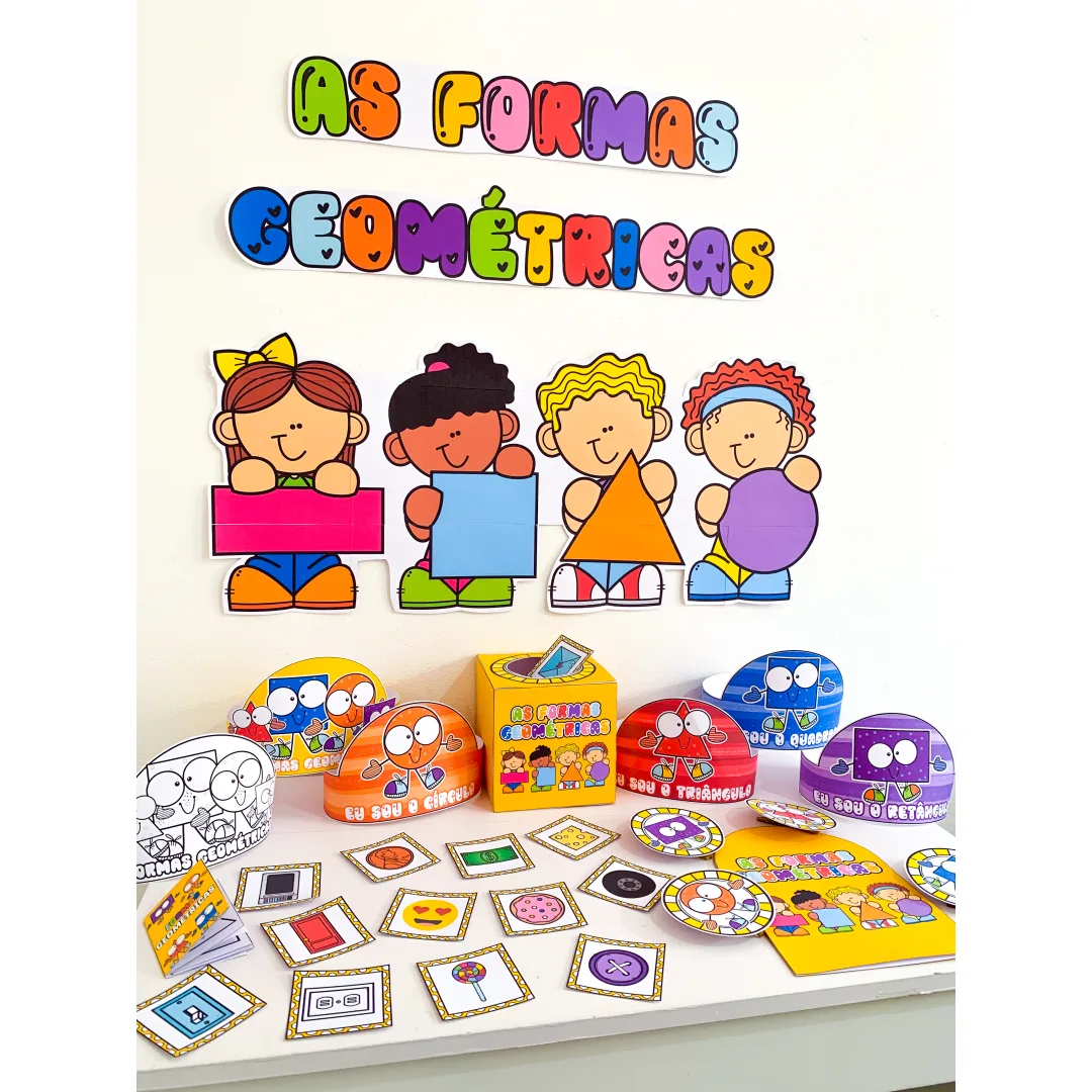 Formas Geométricas - Kit Educação Infantil em PDF
