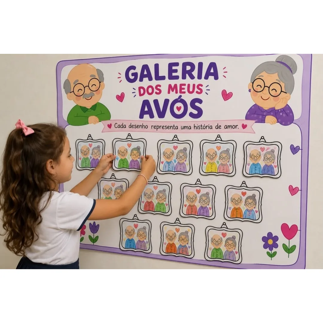 Galeria dos Avós - Educação Infantil - Dia dos Avós - PDF 22 Páginas