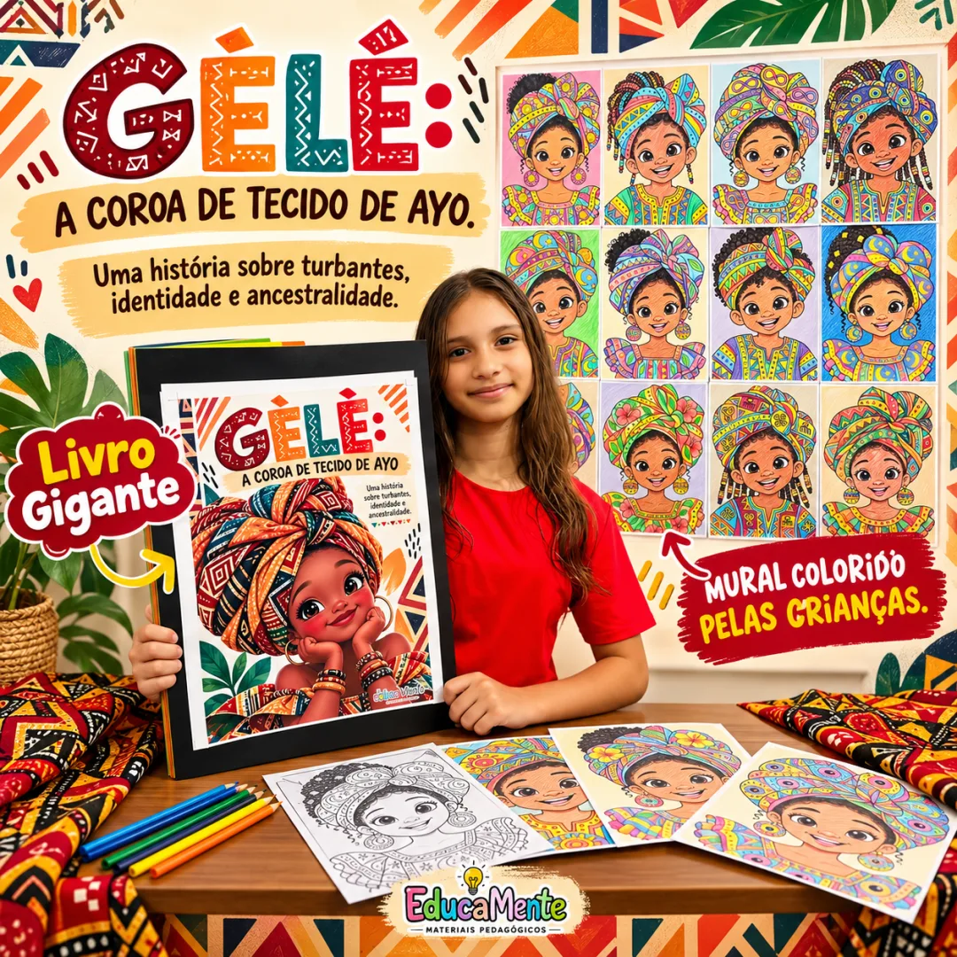 👑❤️ GÉLÉ: A COROA DE TECIDO DE AYO ❤️ESPECIAL CONSCIÊNCIA NEGRA🤎👑