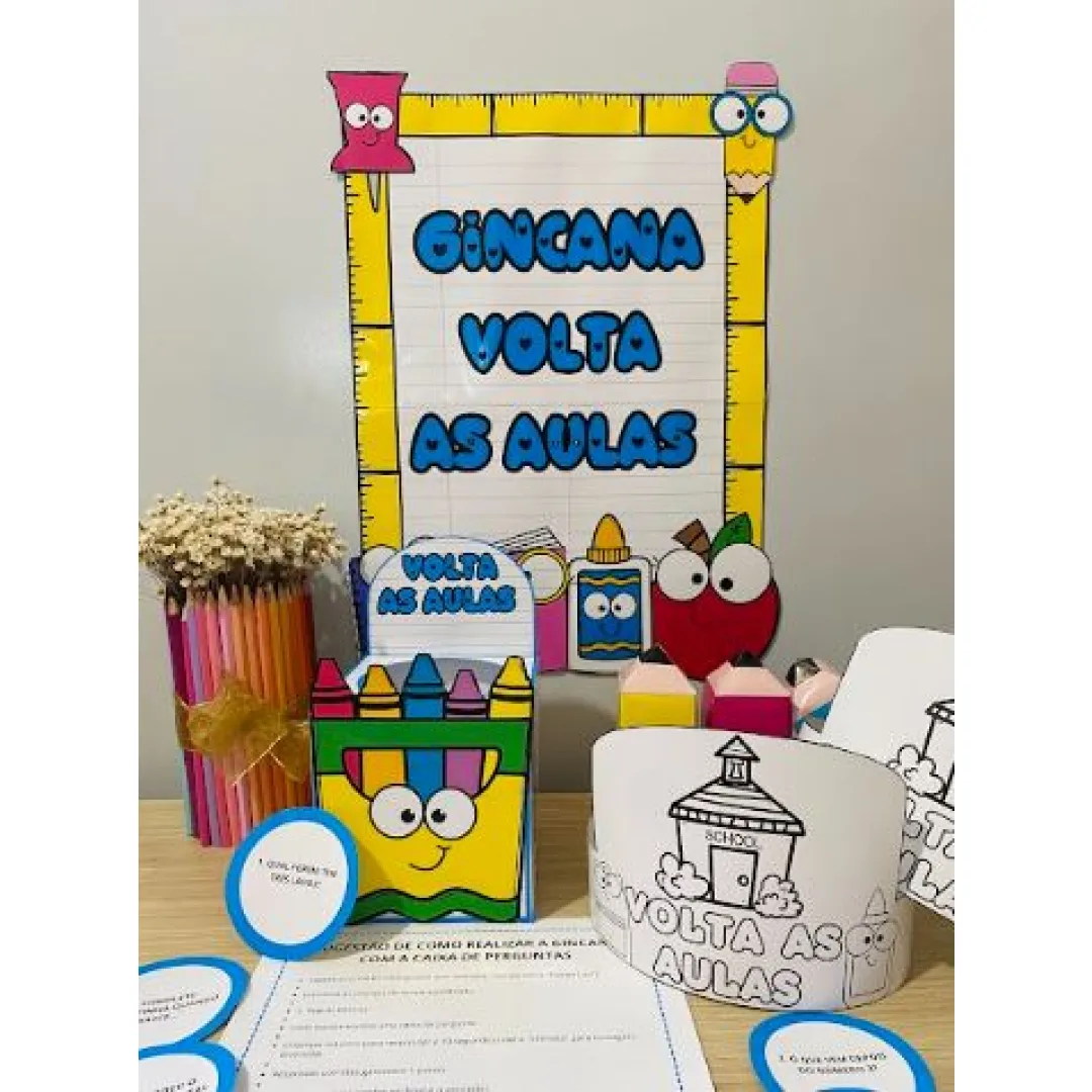 GINCANA DE VOLTA ÀS AULAS / DINÂMICA DE VOLTA ÀS AULAS