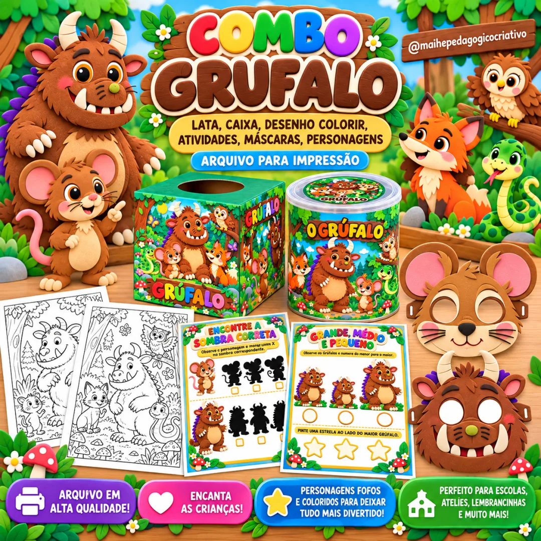 Grúfalo - Combo - Educação Infantil - Arquivo Digital