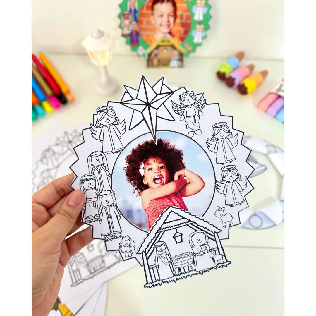 Guirlandas de Natal: Atividades de Recorte e Colagem para Educação Infantil - PDF