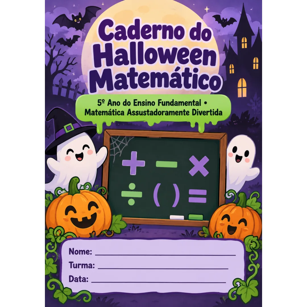 Halloween Matemático –1 Atividades para o 5º Ano em pdf