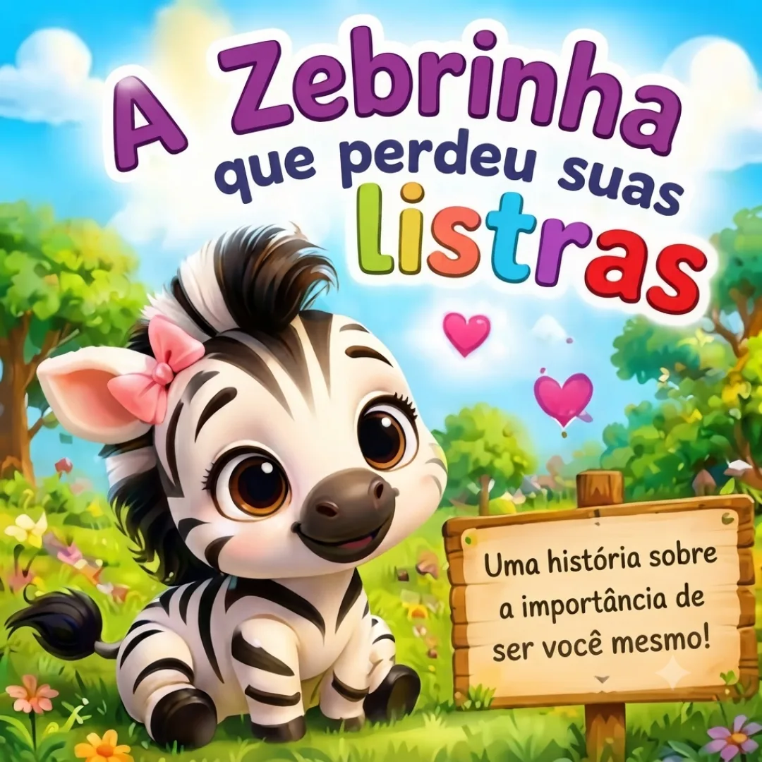 História da Zebrinha - Educação Infantil - PDF