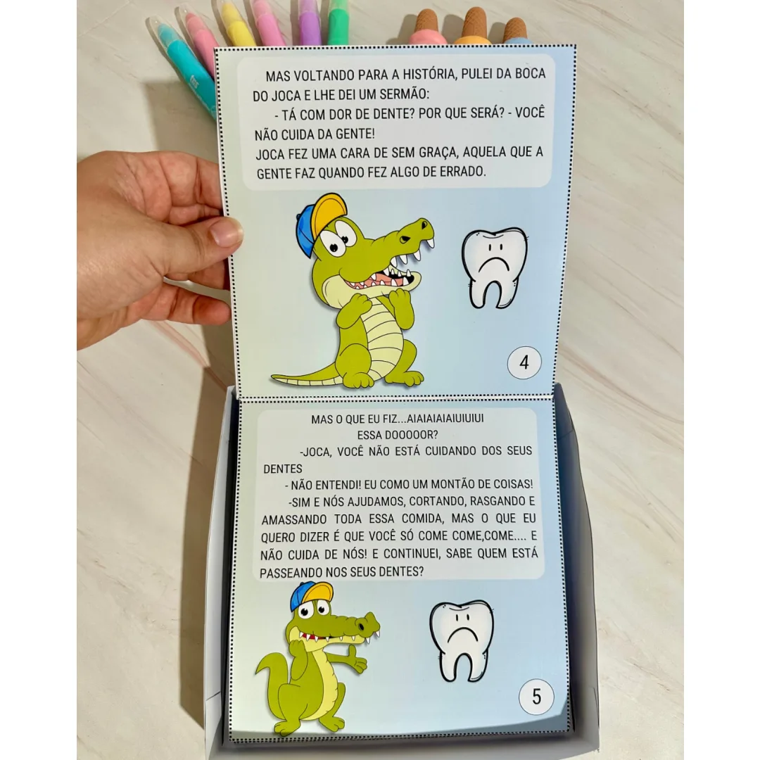 História do Jacaré com Dor de Dente - PDF para Educação Infantil