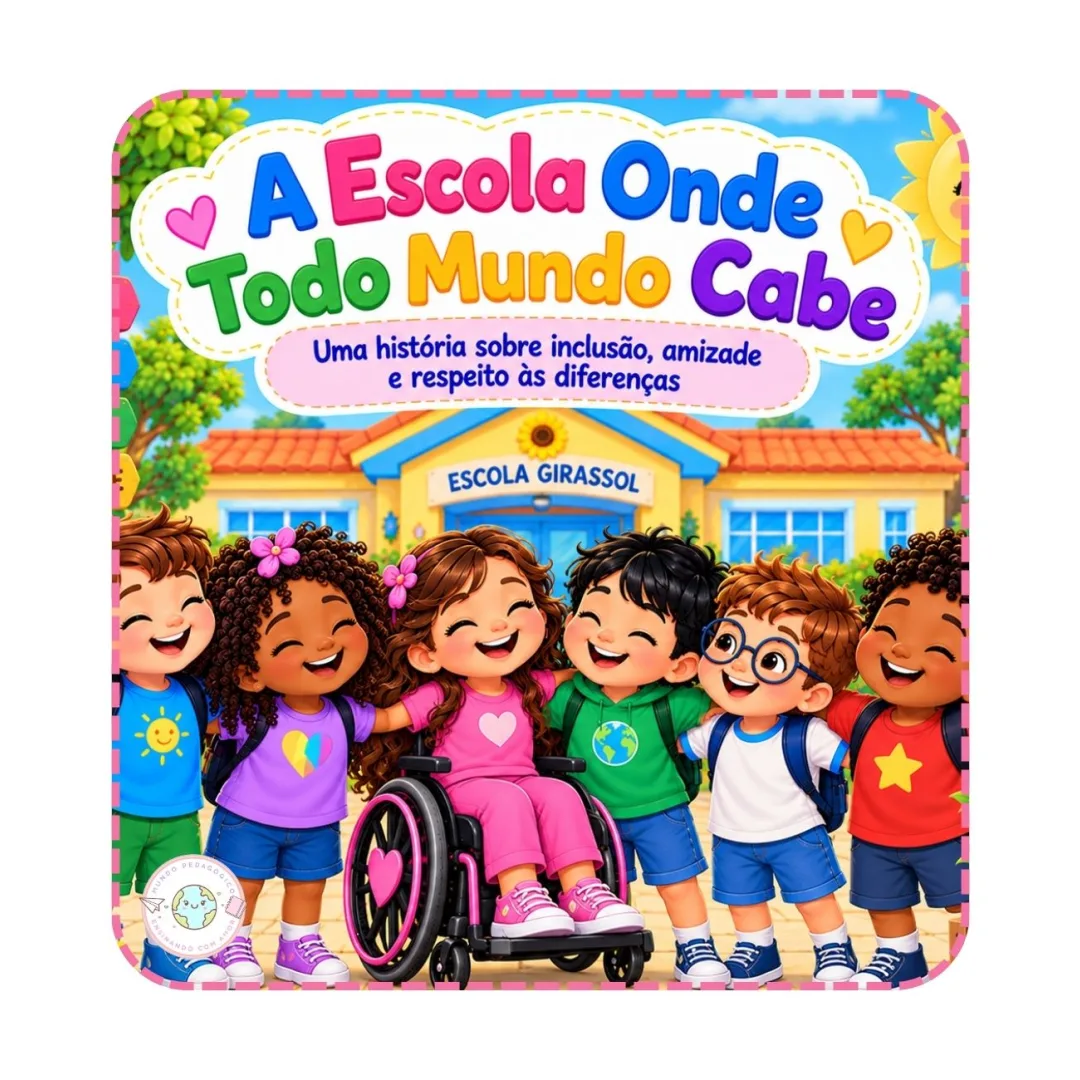 História Infantil Sobre Inclusão - A Escola Onde Todo Mundo Cabe