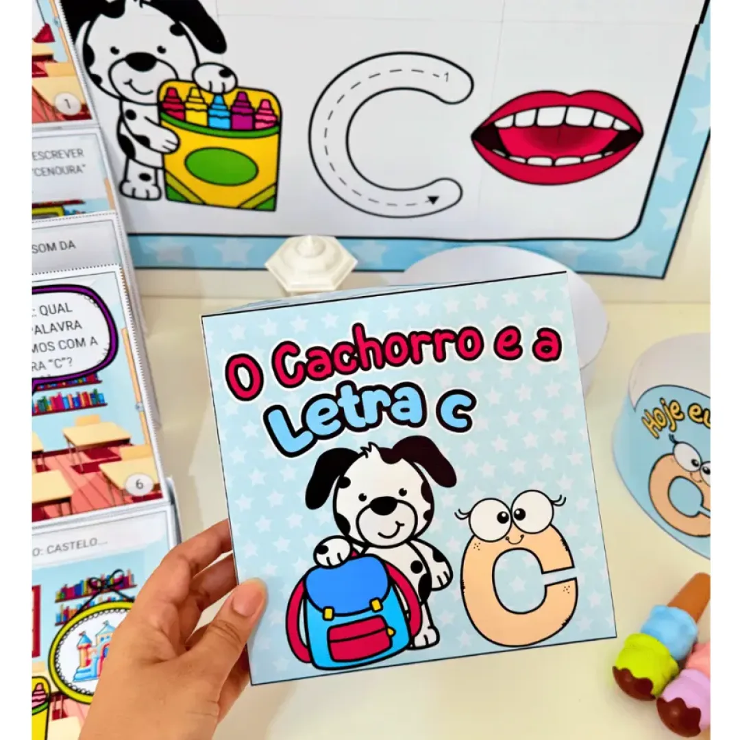 História na Caixa - Letra C em PDF