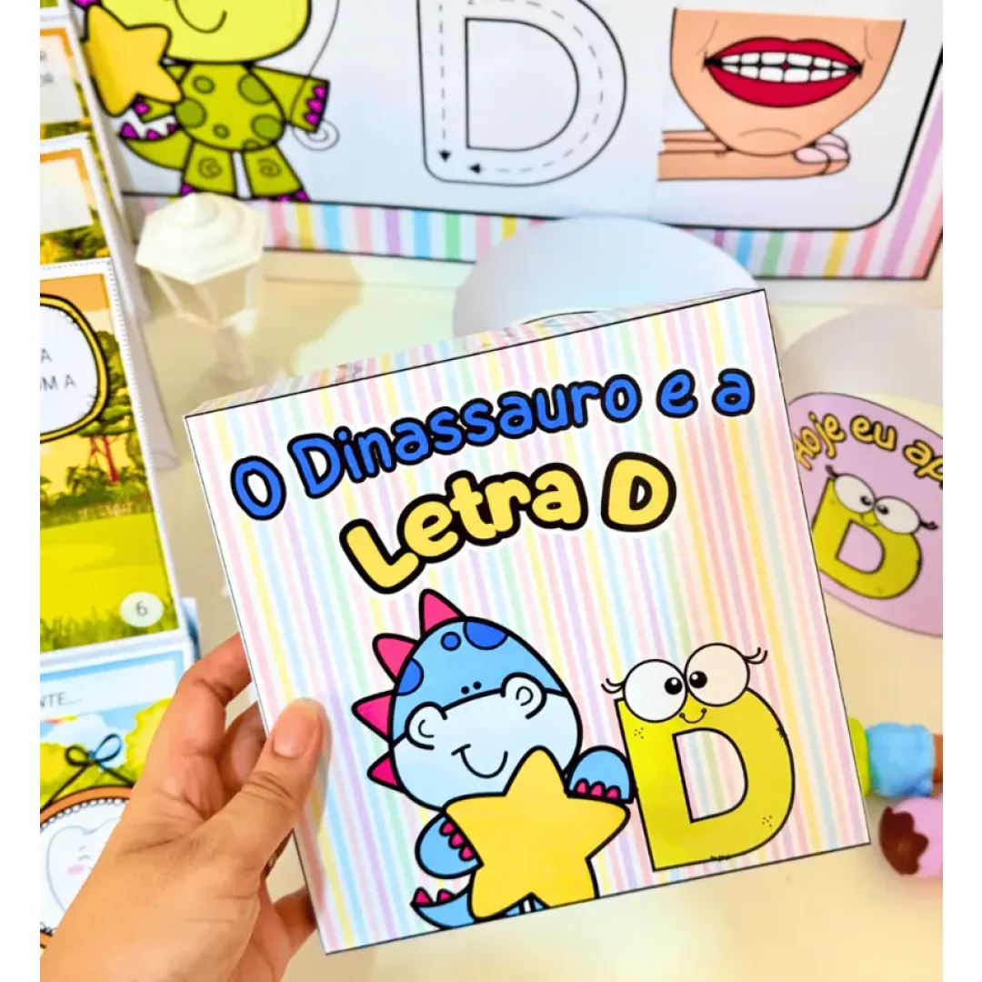 História na Caixa - Letra D em PDF