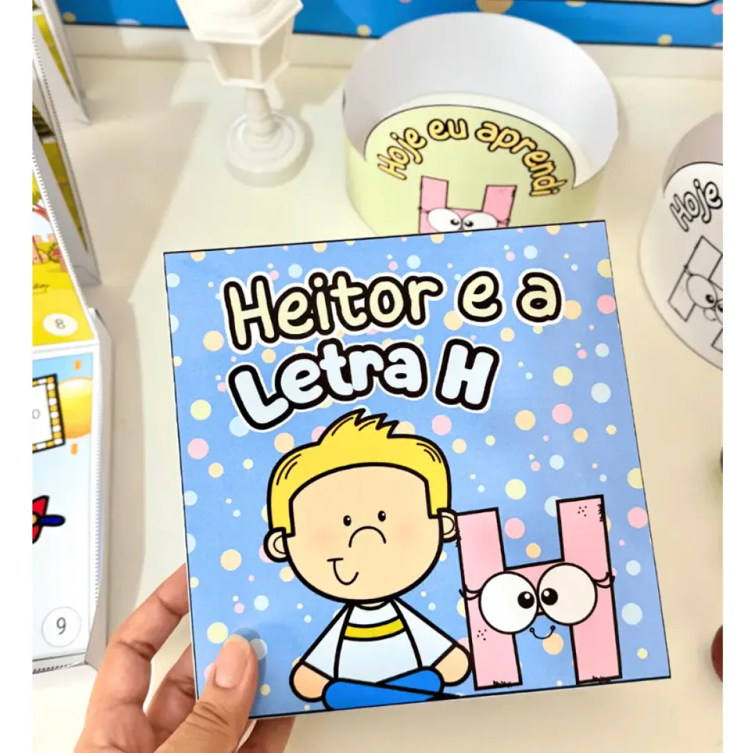 História na Caixa - Letra H em PDF