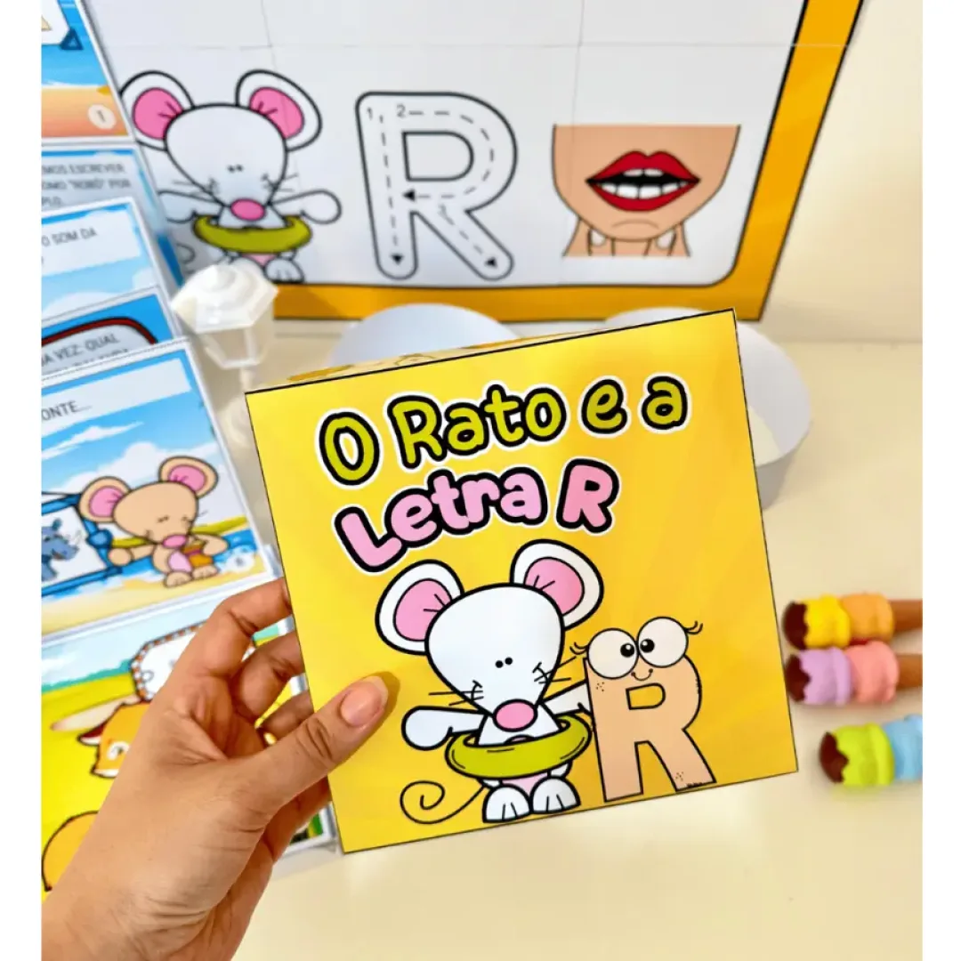 História na Caixa - Letra R em PDF