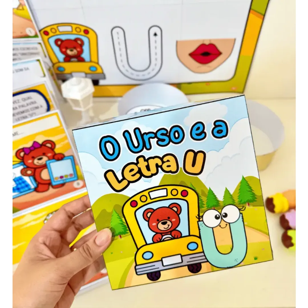 História na Caixa - Letra U em PDF