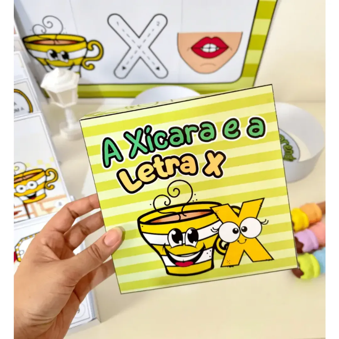 História na Caixa - Letra X em PDF
