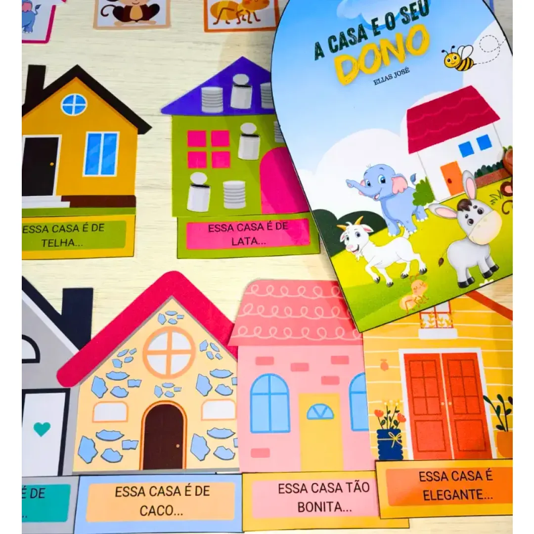 História na Luva A Casa e o Seu Dono | Recurso em PDF Educação Infantil