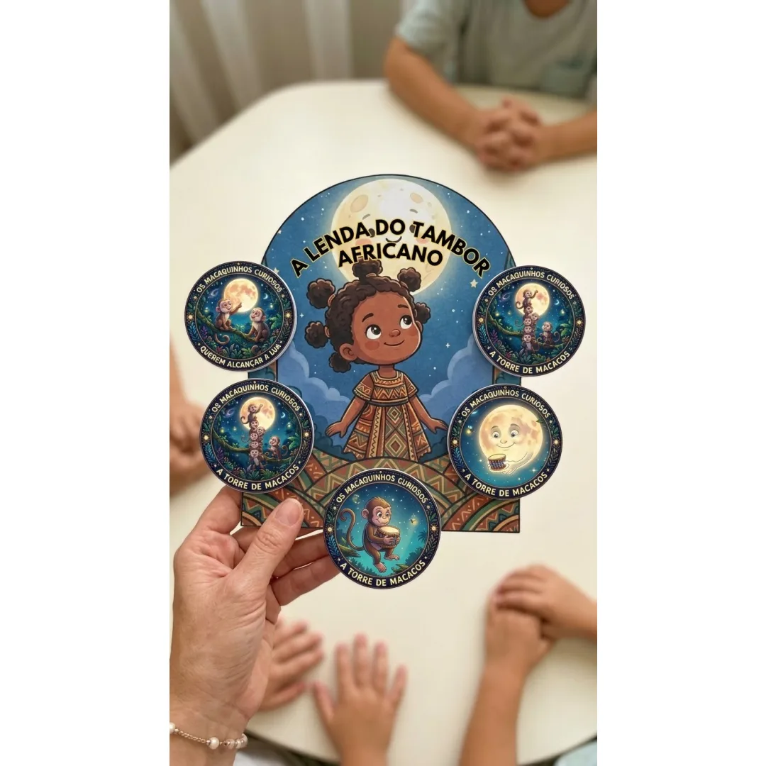 História na Luva - A Lenda dos Tambores Africanos (Educação Infantil) - PDF
